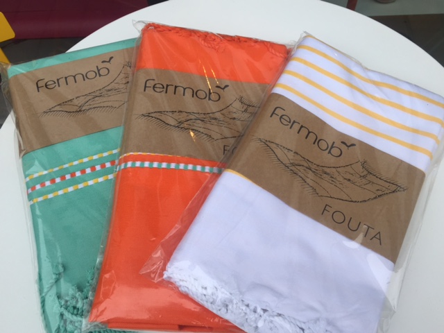 Fermob1 Strandtücher in verschiedenen Farben