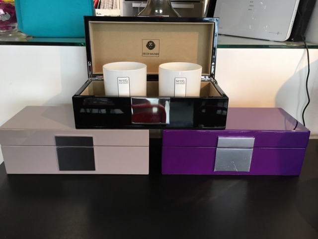 Sale6 Decor Walther lackierte Box/Schmuckkästchen in 3 Farben